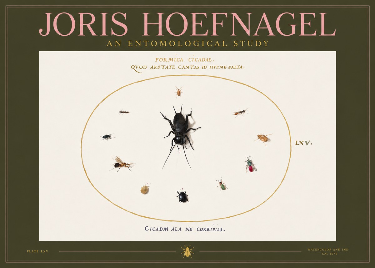 Joris Hoefnagel Formica Cicadae No2 - Juliste