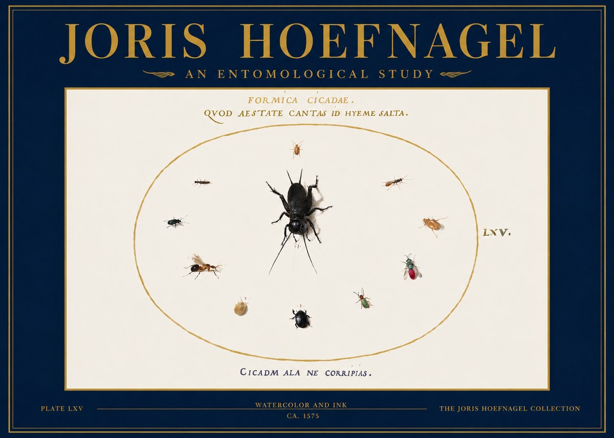 Joris Hoefnagel Formica Cicadae No3 - Juliste