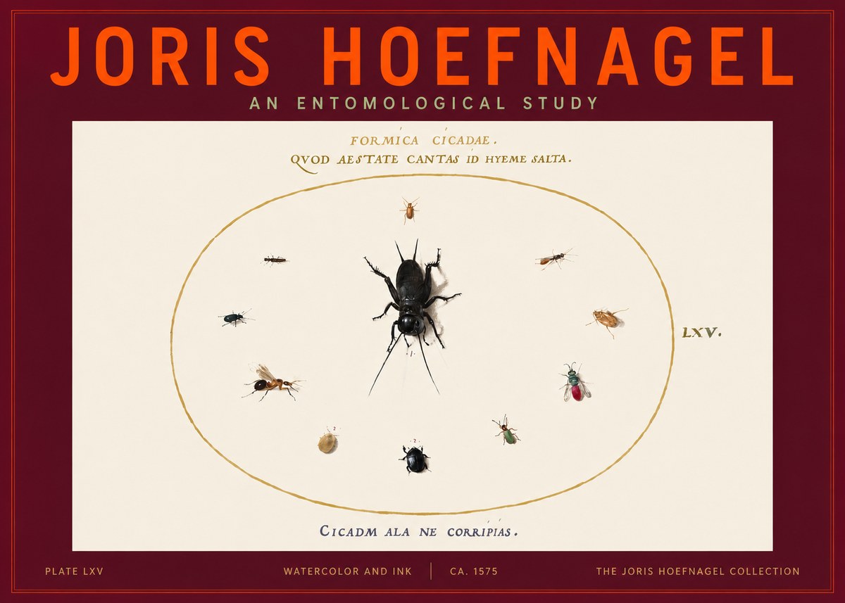 Joris Hoefnagel Formica Cicadae No4 - Juliste