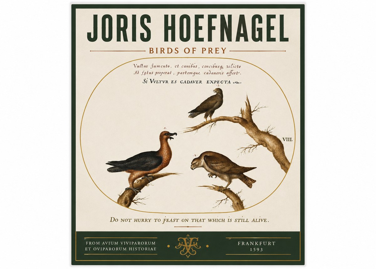 Joris Hoefnagel Birds of Prey No3 - Juliste
