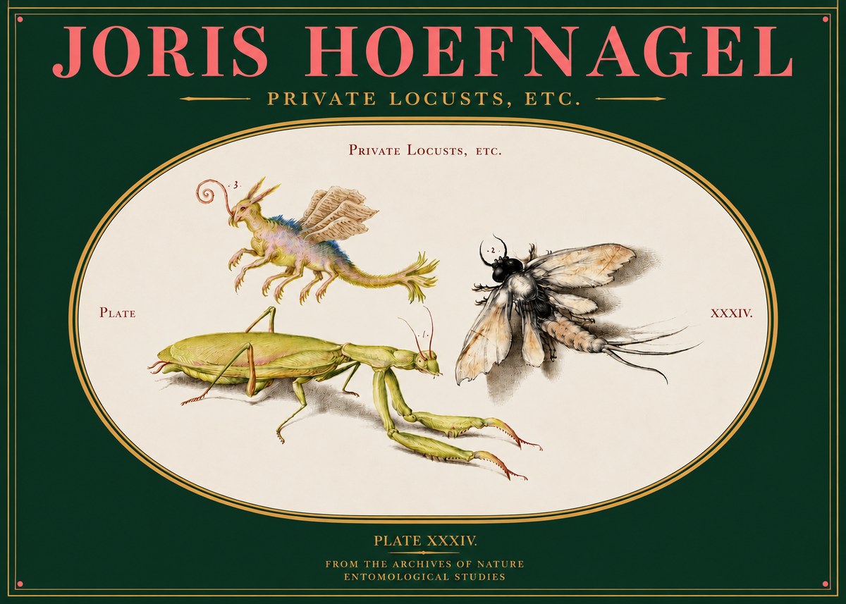Joris Hoefnagel Privs Locvsta Bovem. No4 - Juliste