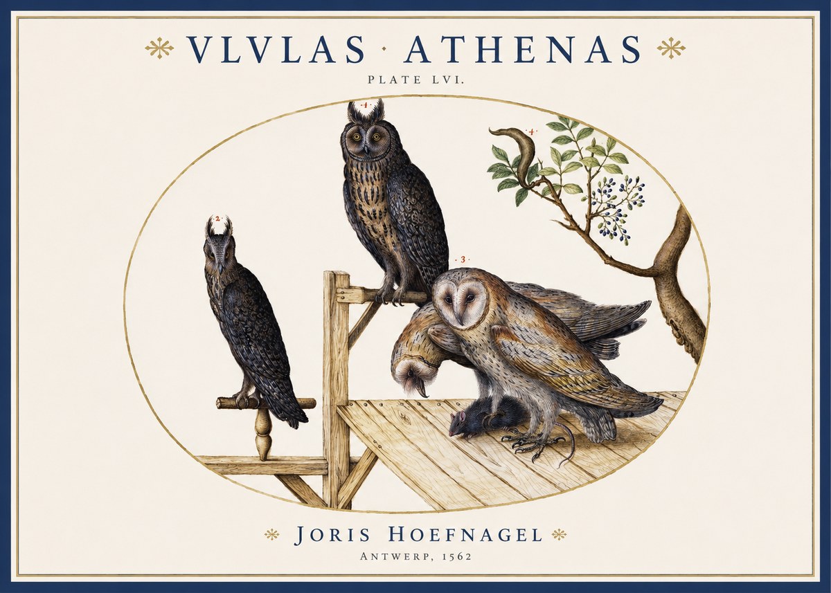 Joris Hoefnagel Vlvlas Athenas No1 - Juliste