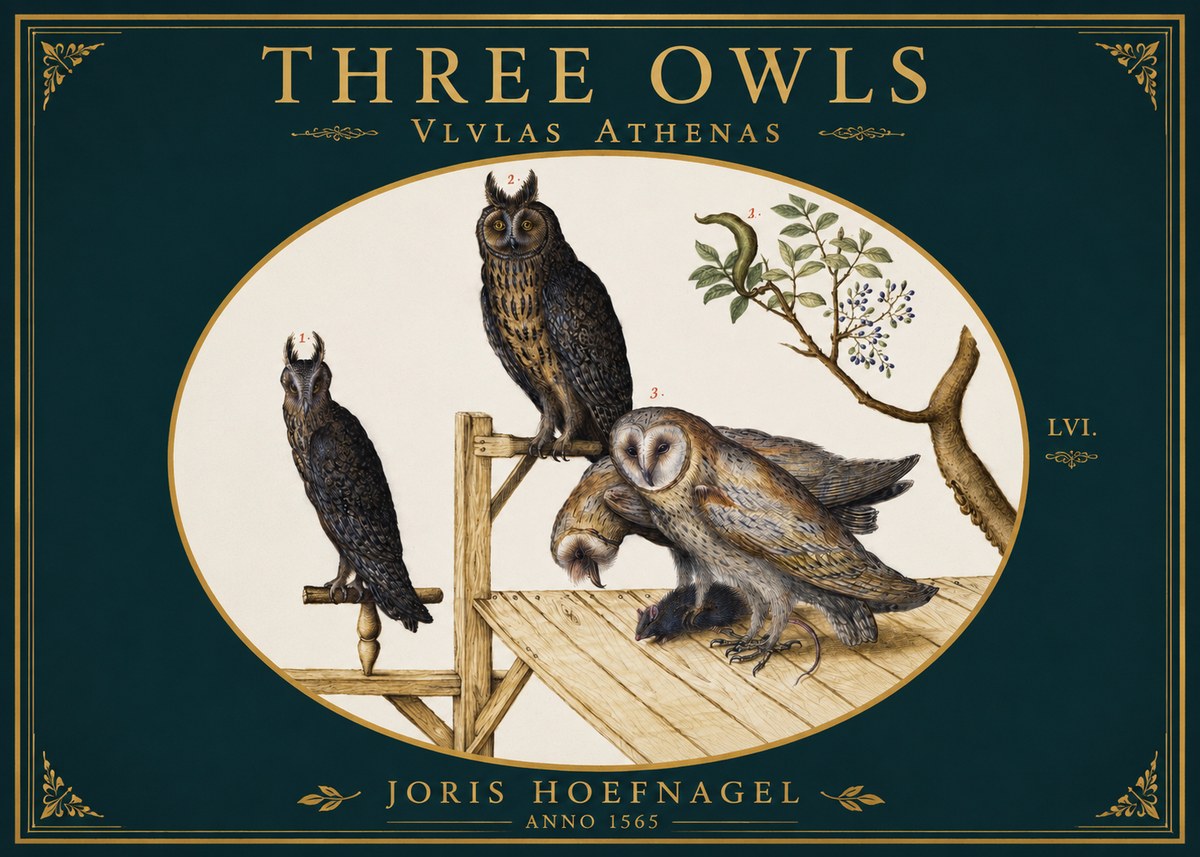 Joris Hoefnagel Vlvlas Athenas No3 - Juliste
