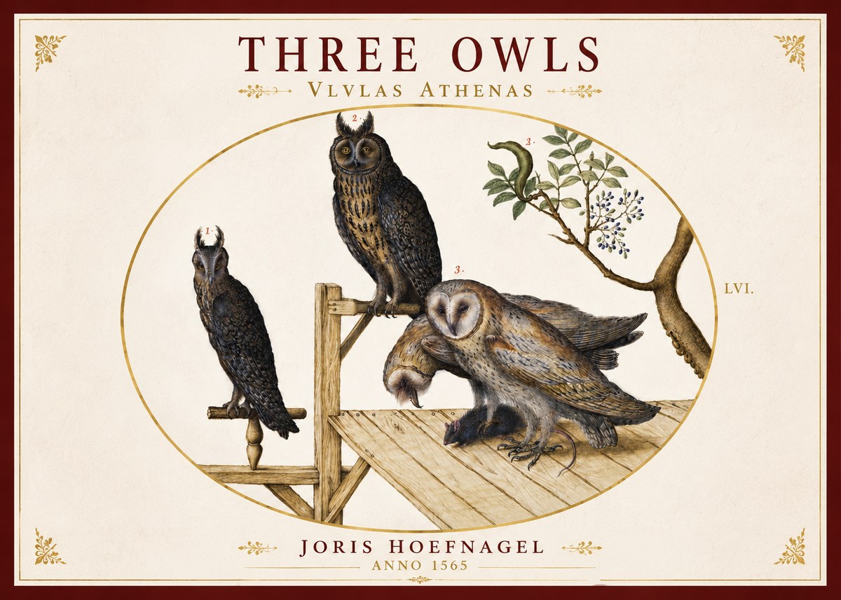 Joris Hoefnagel Vlvlas Athenas No4 - Juliste