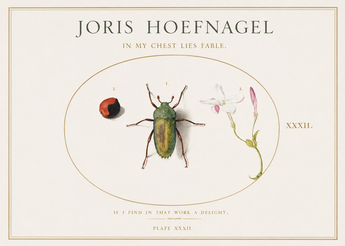 Joris Hoefnagel In My Chest Lies Fable No1 - Juliste