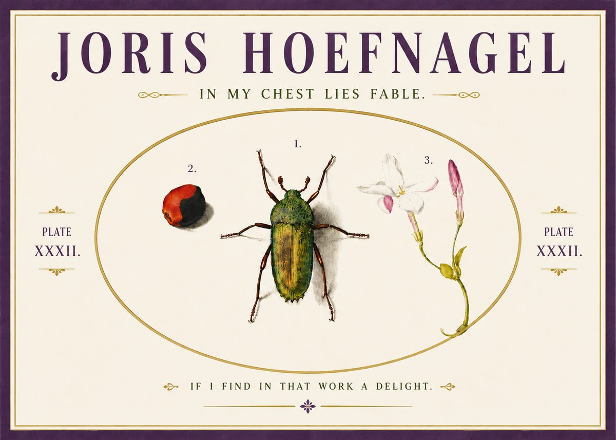 Joris Hoefnagel In My Chest Lies Fable No6 - Juliste