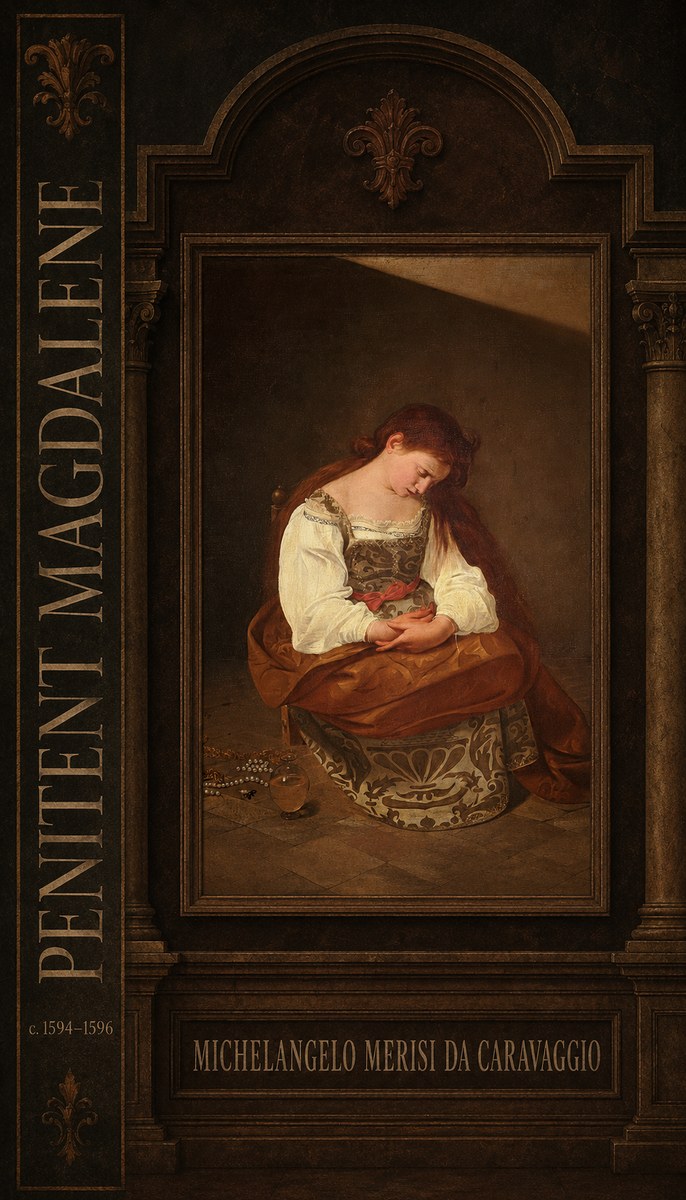 Michelangelo Merisi da Caravaggio Penitent Magdalene No4 - Juliste