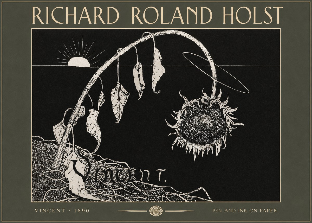 Richard Roland Holst Vincent No4 - Juliste