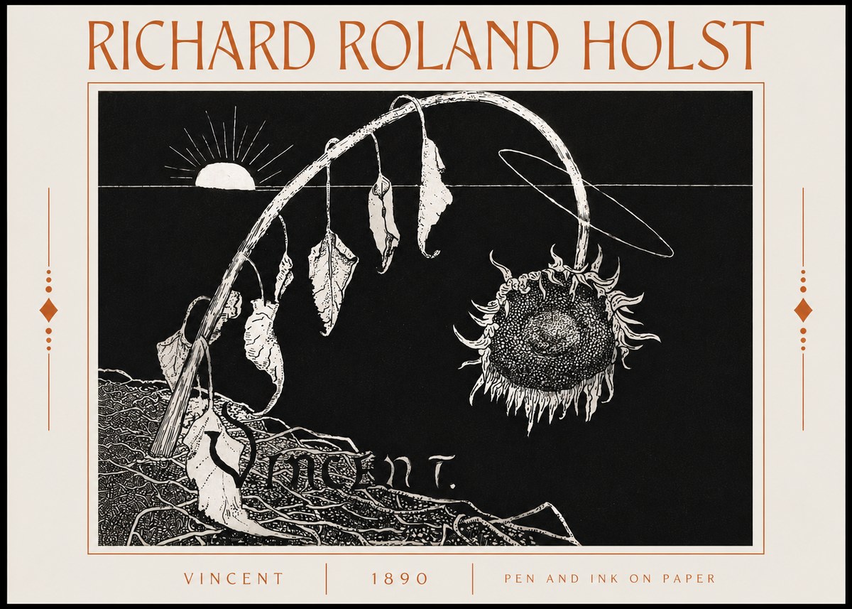 Richard Roland Holst Vincent No6 - Juliste