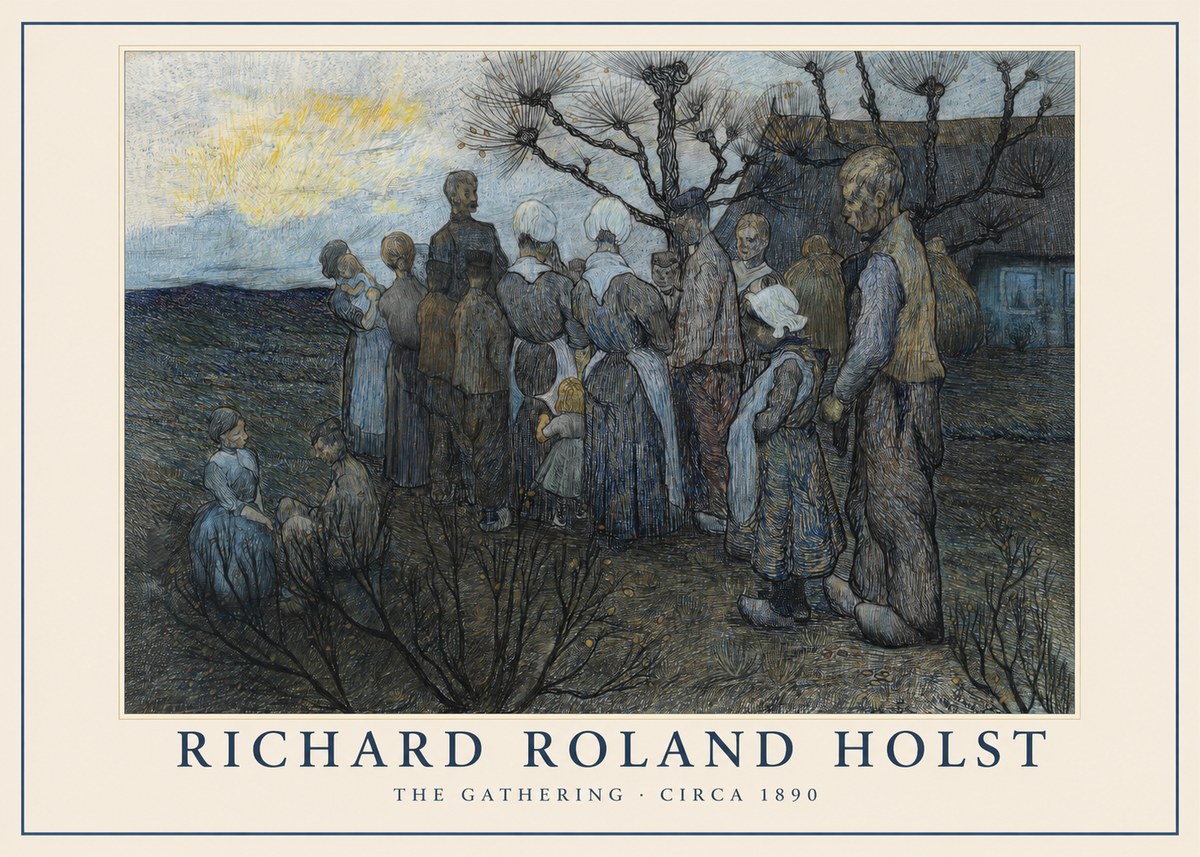 Richard Roland Holst The Gathering No1 - Juliste