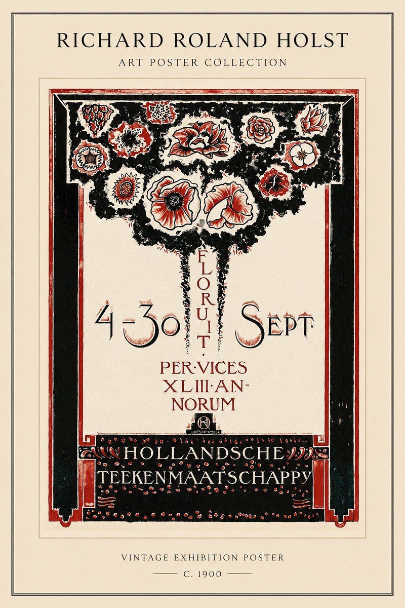Richard Roland Holst Hollandsche Teekenmaatschappij No1 - Juliste