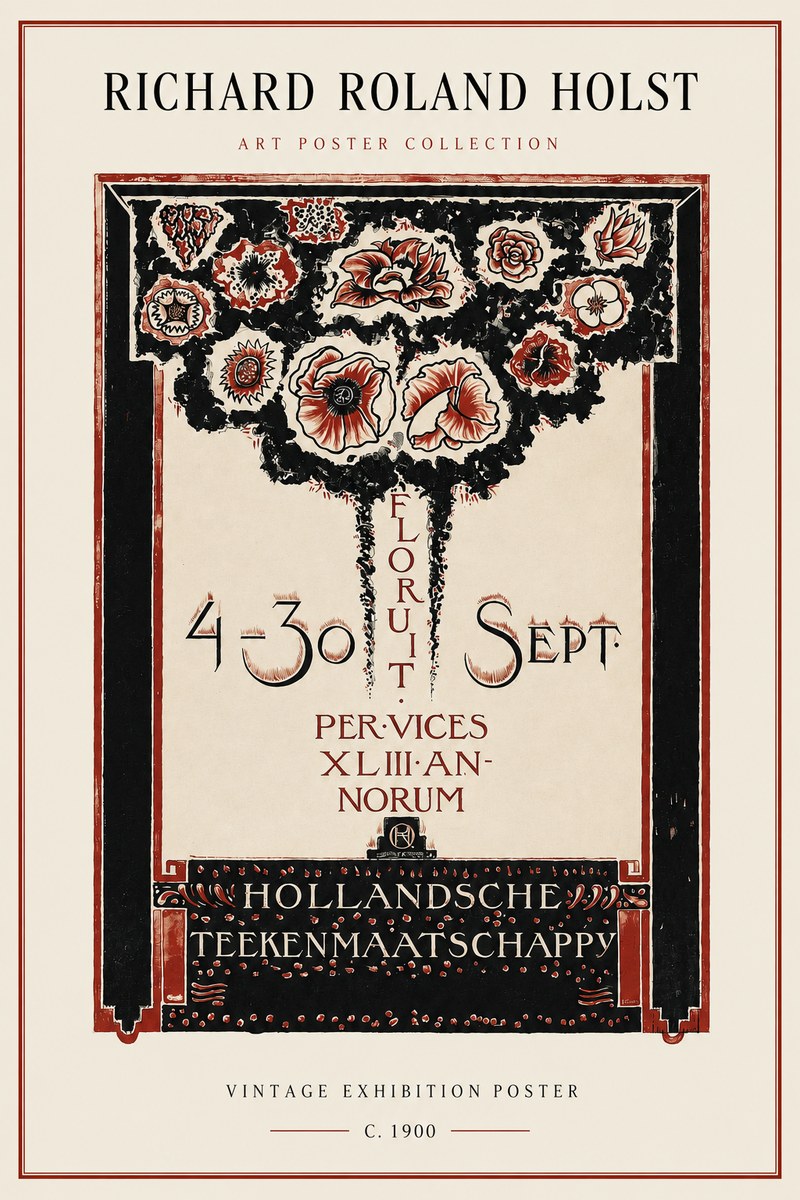 Richard Roland Holst Hollandsche Teekenmaatschappij No2 - Juliste