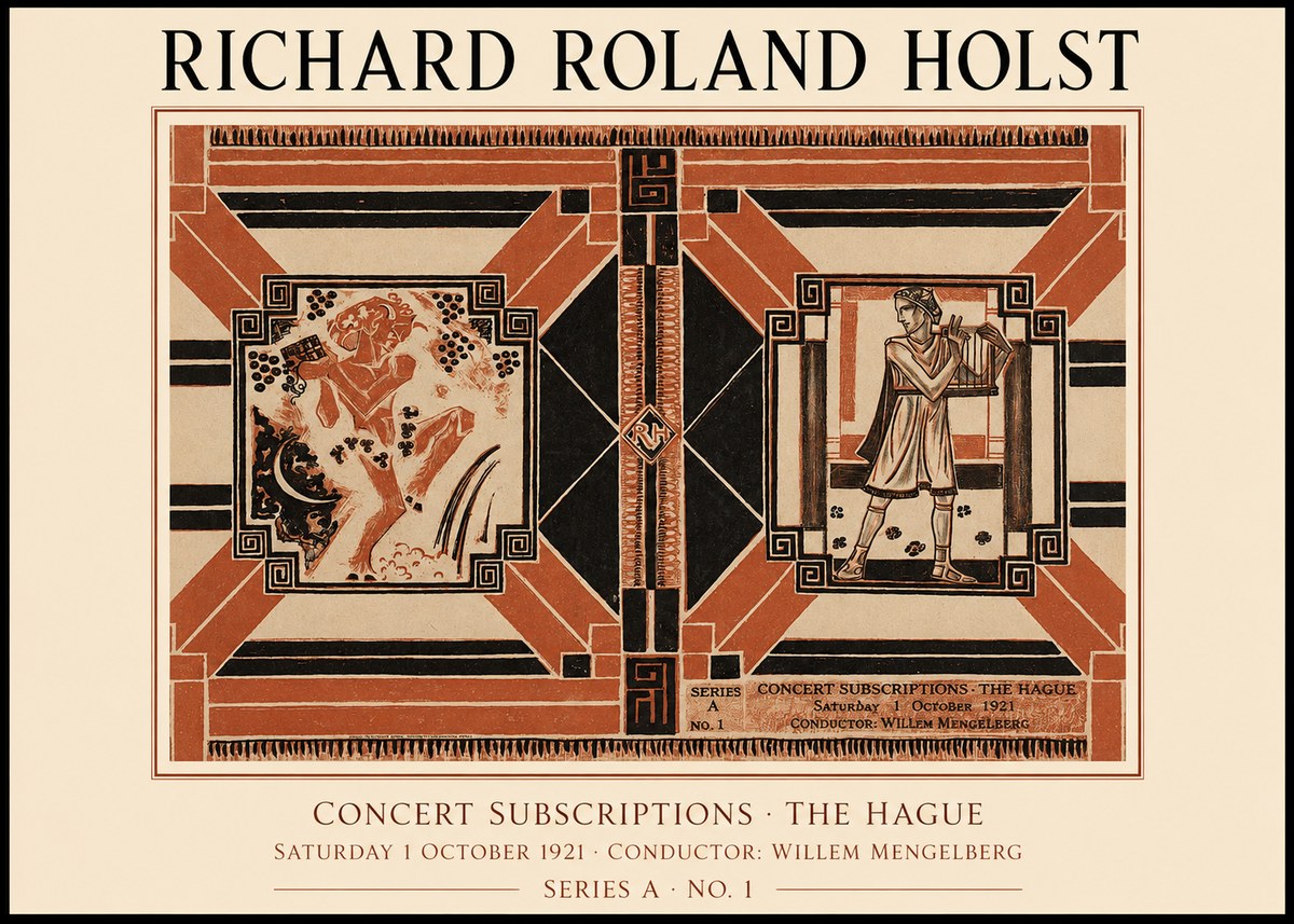 Richard Roland Holst Concert Subscriptions - the Hague No1 - Juliste