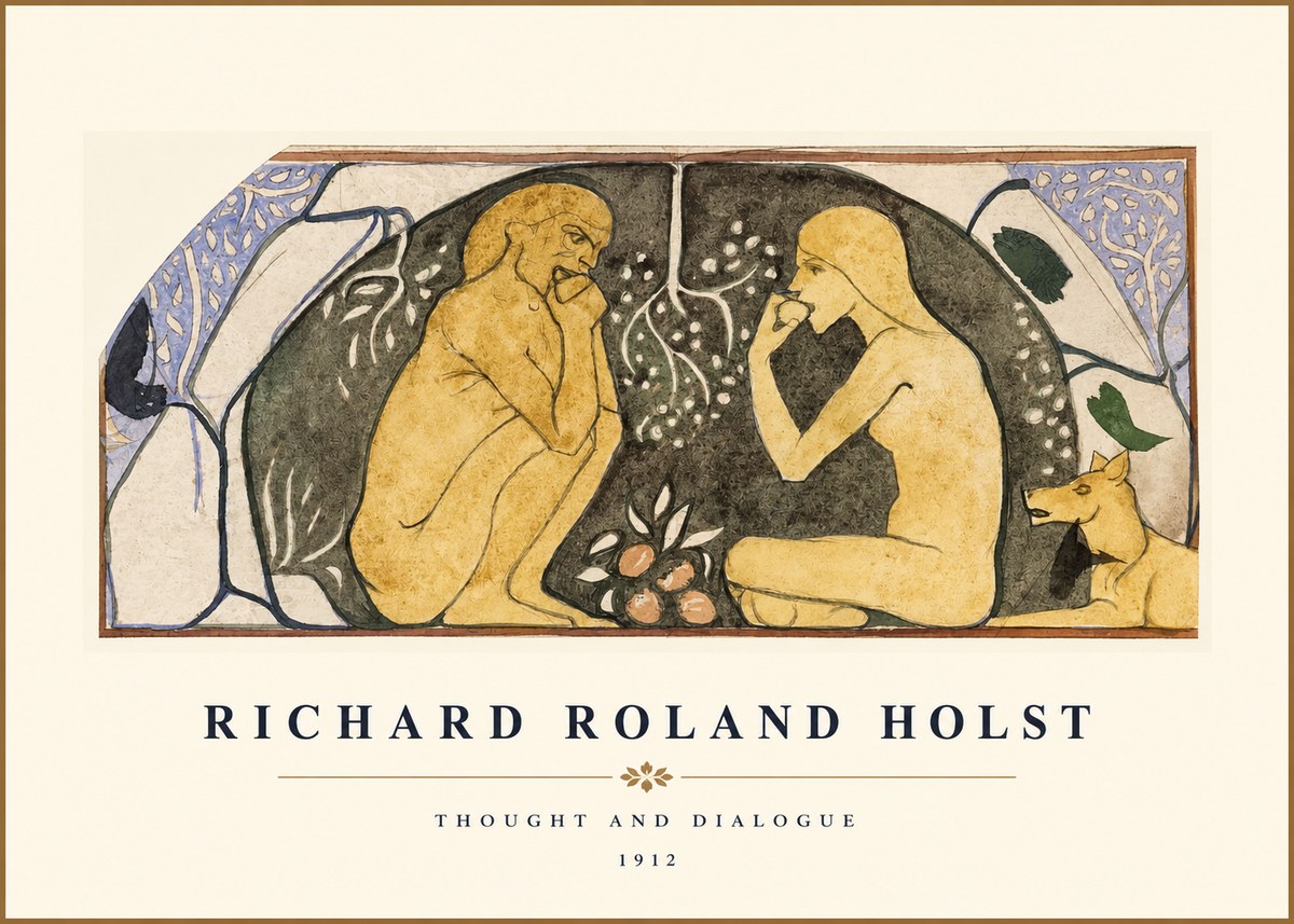 Richard Roland Holst Thought and Dialogue No1 - Juliste
