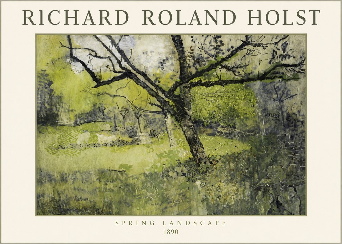 Richard Roland Holst Spring Landscape No1 - Juliste