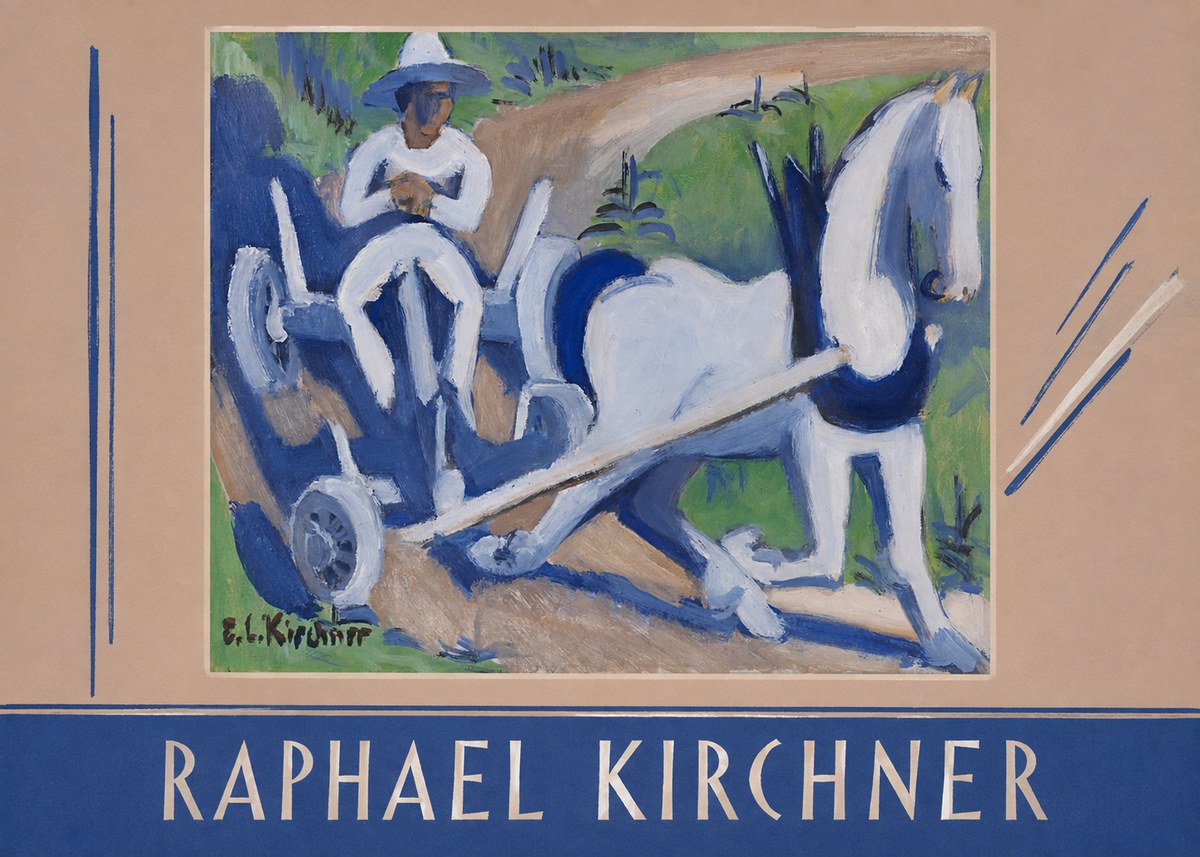 Raphael Kirchner Horse and Cart No2 - Juliste