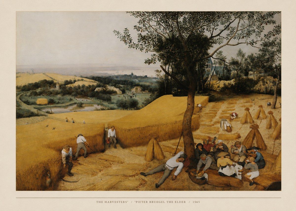 Pieter Bruegel The Harvesters II No5 - Juliste