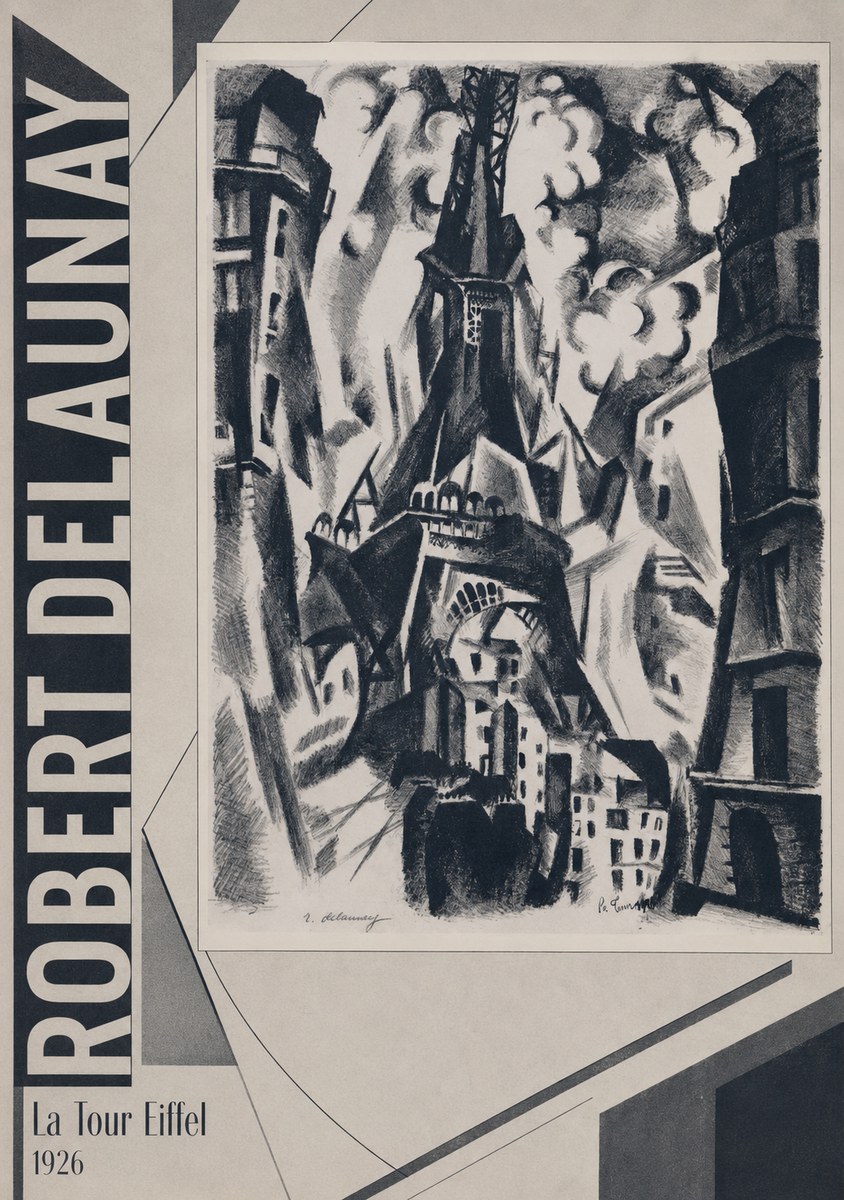 Robert Delaunay La Tour Eiffel No2 - Juliste