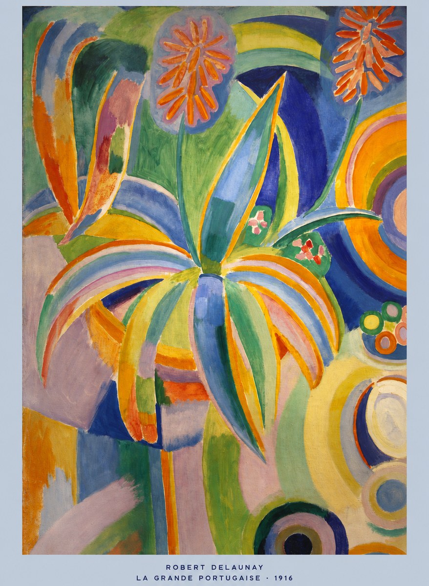 Robert Delaunay La Grande Portugaise I No5 - Juliste