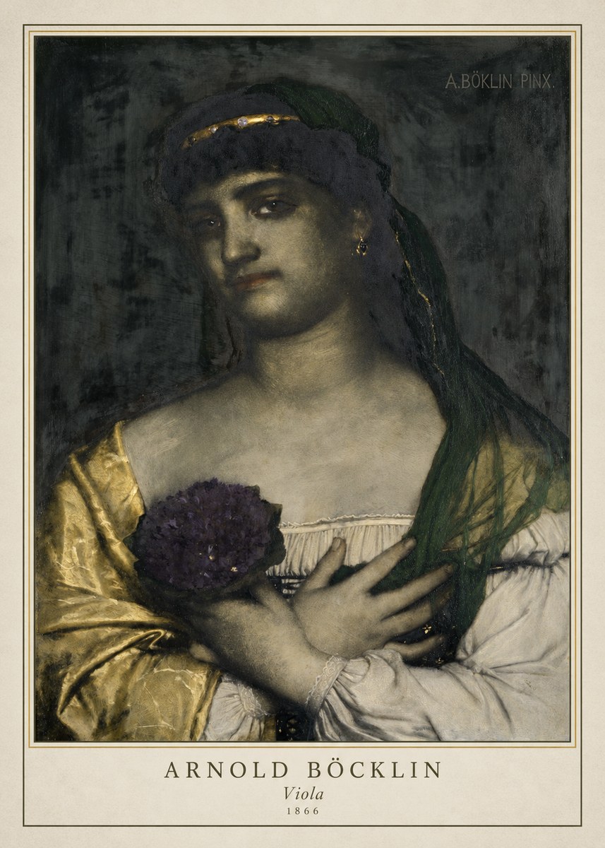 Arnold Böcklin Viola No4 - Juliste