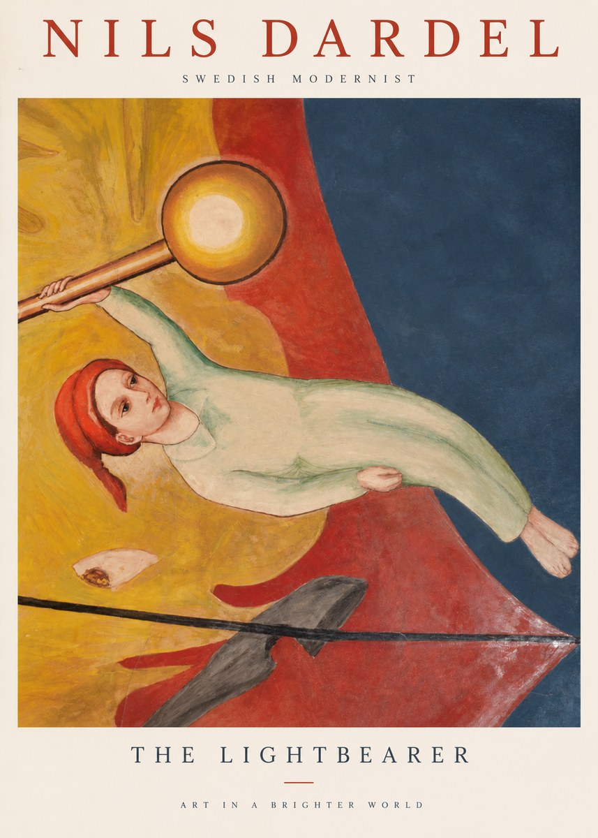 Nils Dardel The Lightbearer No1 - Juliste