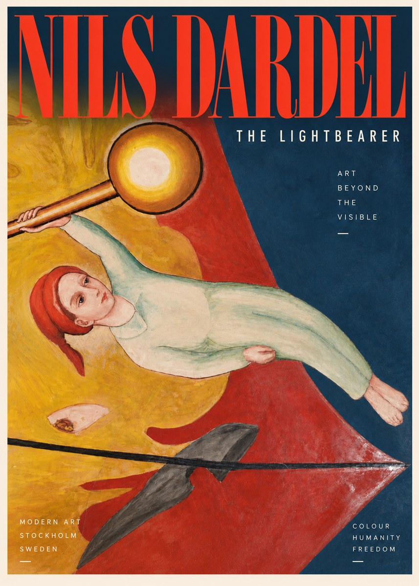 Nils Dardel The Lightbearer No2 - Juliste