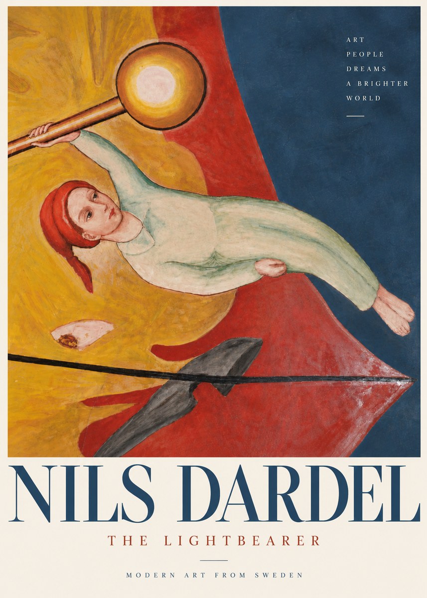 Nils Dardel The Lightbearer No4 - Juliste