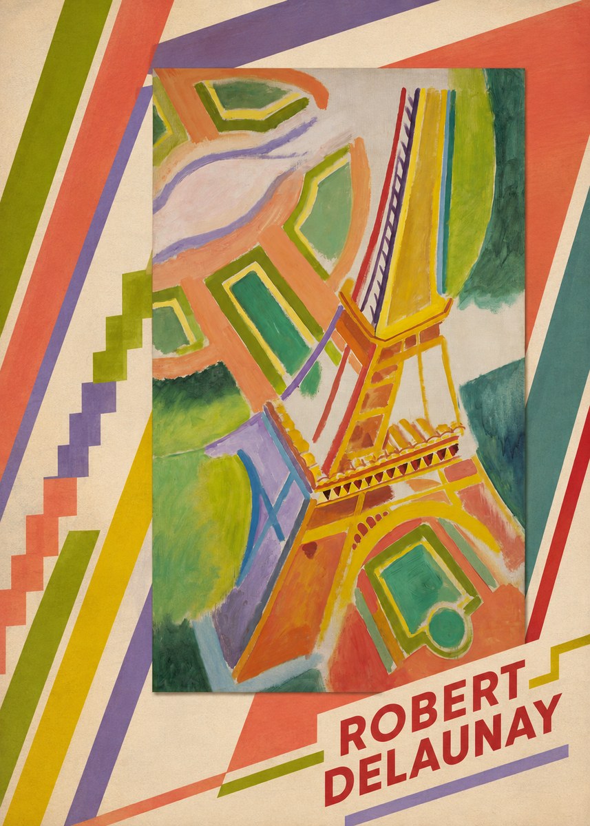 Robert Delaunay Tour Eiffel No5 - Juliste