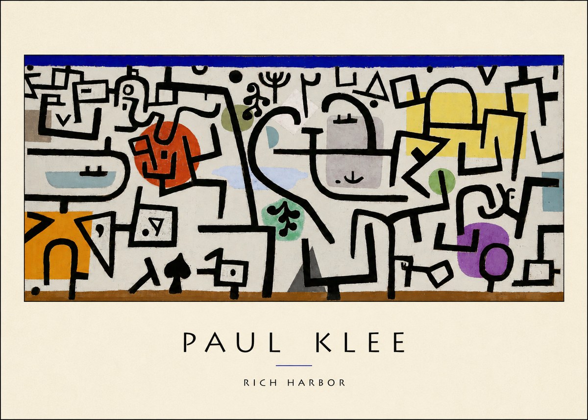 Paul Klee Rich Harbor No3 - Juliste