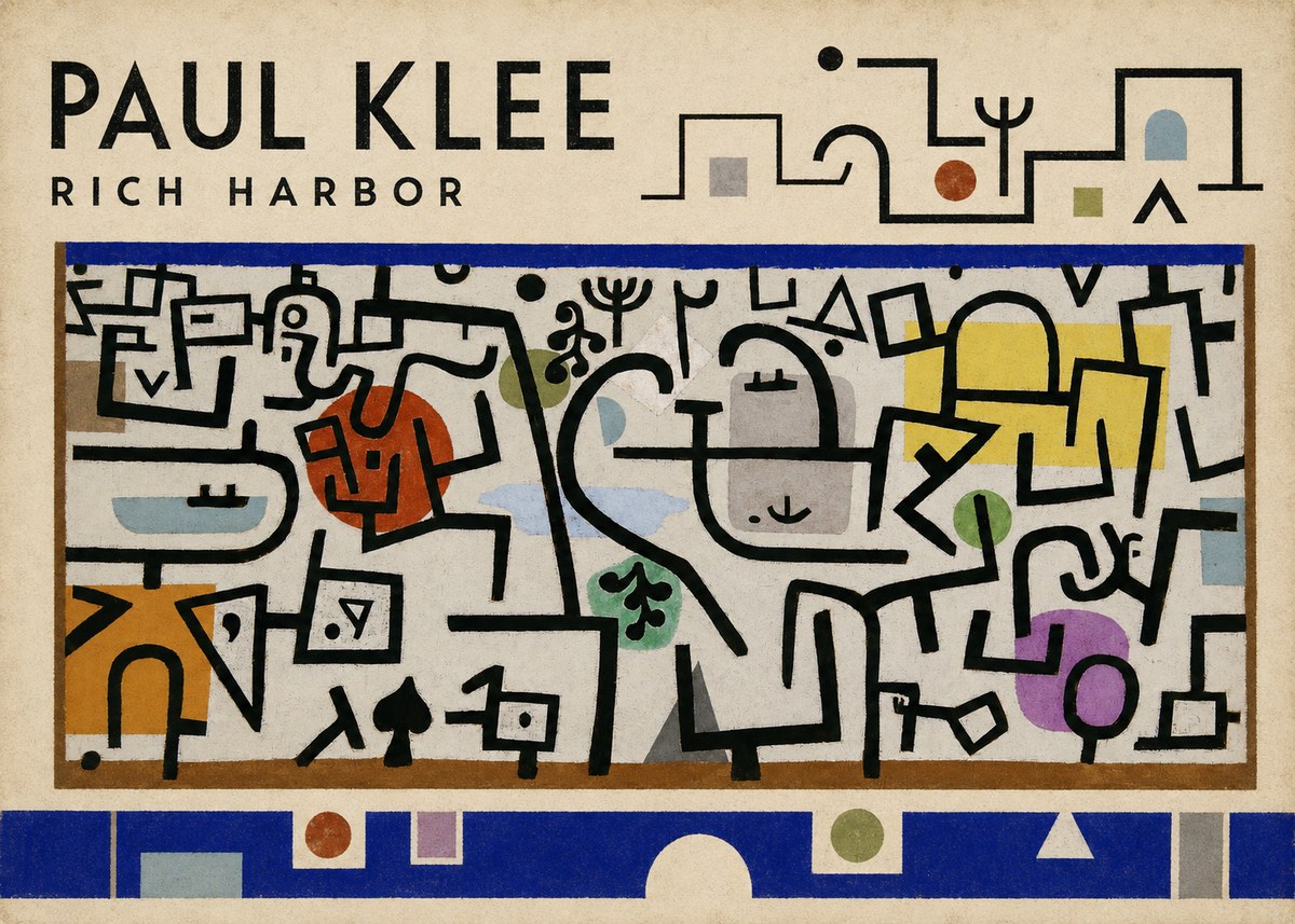 Paul Klee Rich Harbor No4 - Juliste