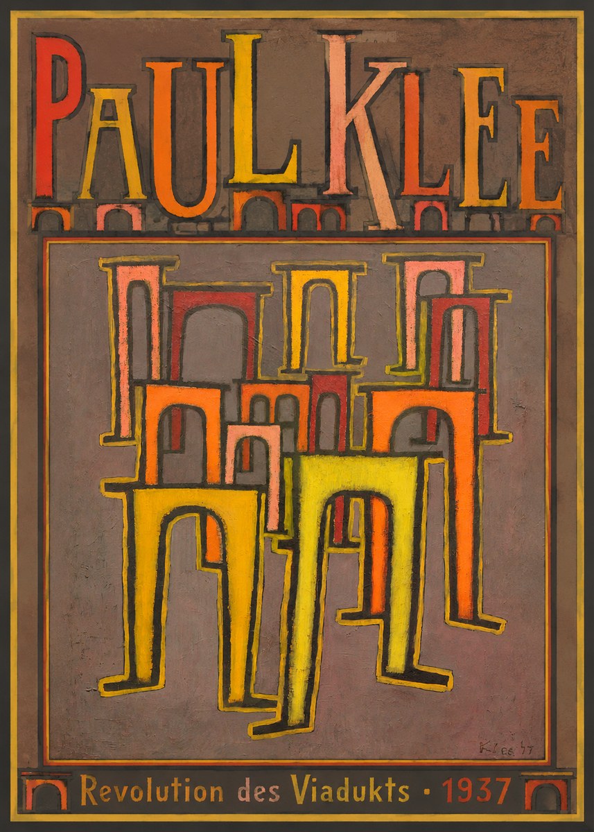 Paul Klee Revolution Des Viadukts No5 - Juliste