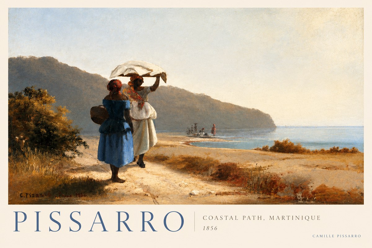 Pissarro Coastal Path, Martinique No2 - Juliste