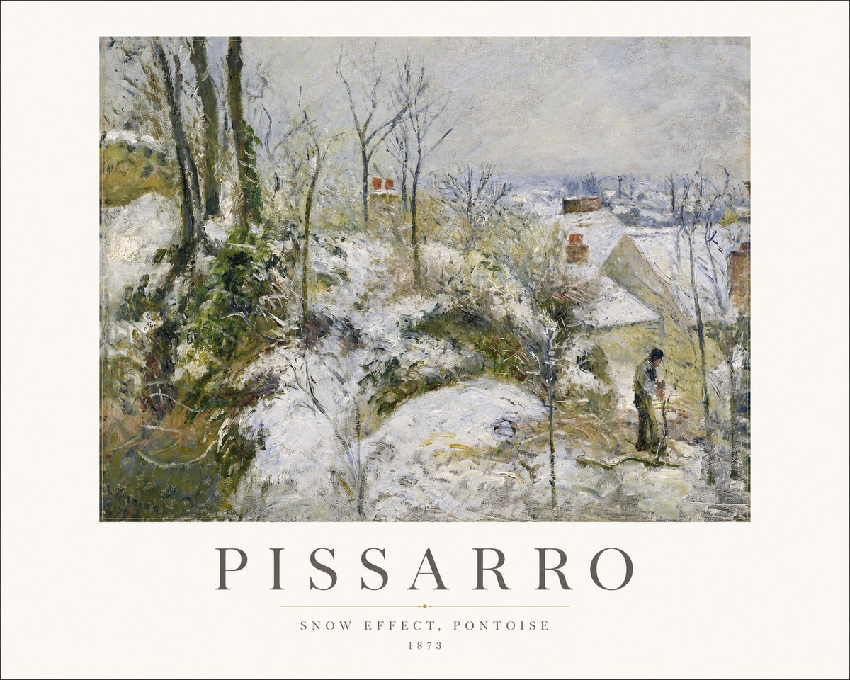 Pissarro Snow Effect, Pontoise No1 - Juliste