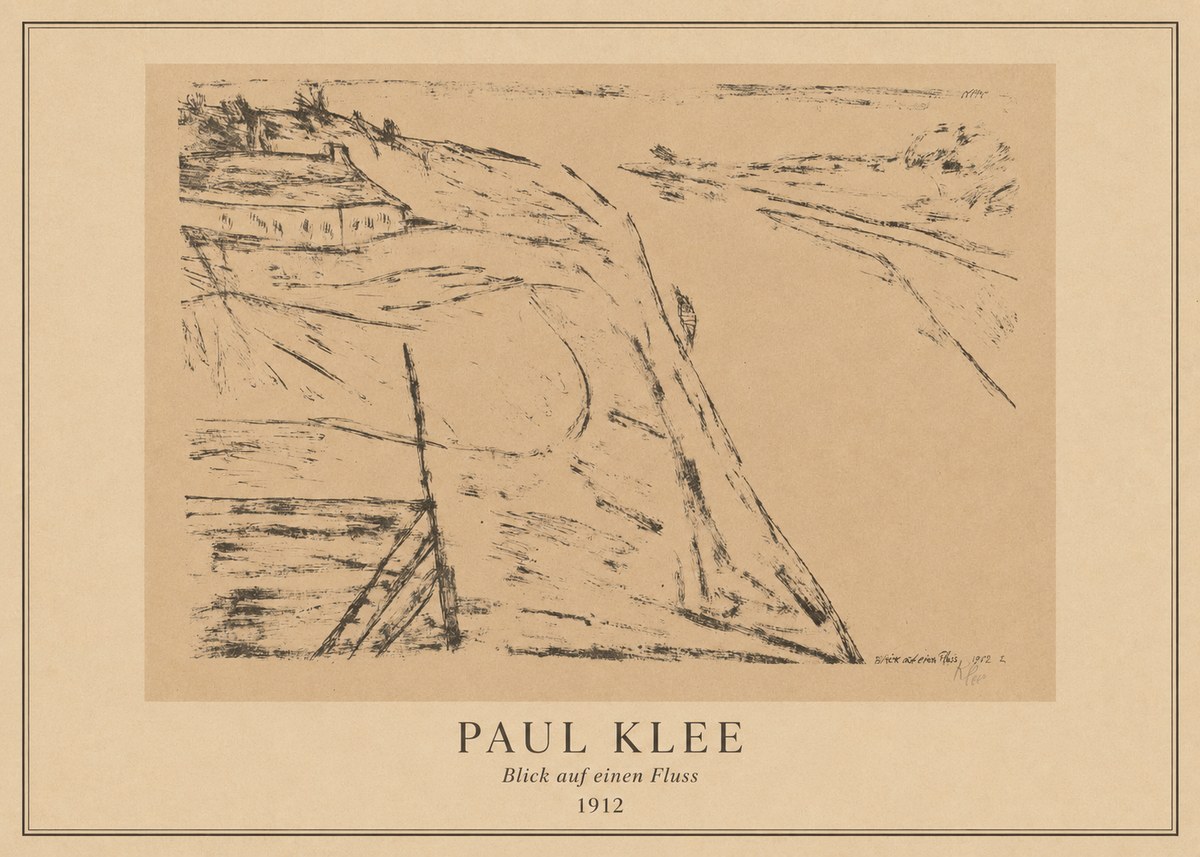 Paul Klee Blick Auf Einen Fluss No4 - Juliste