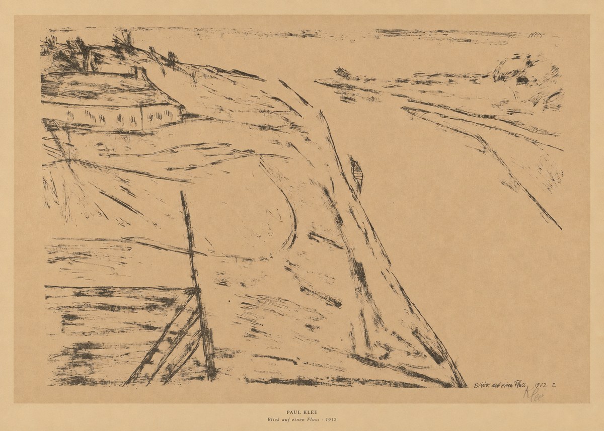 Paul Klee Blick Auf Einen Fluss No6 - Juliste