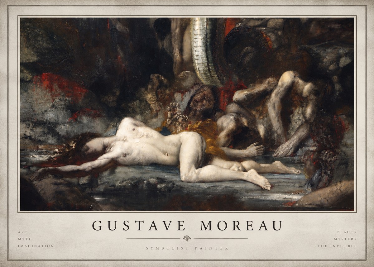 Gustave Moreau Despair No3 - Juliste