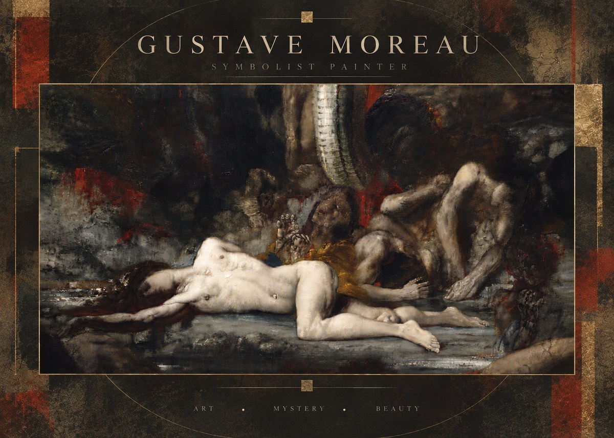 Gustave Moreau Despair No6 - Juliste