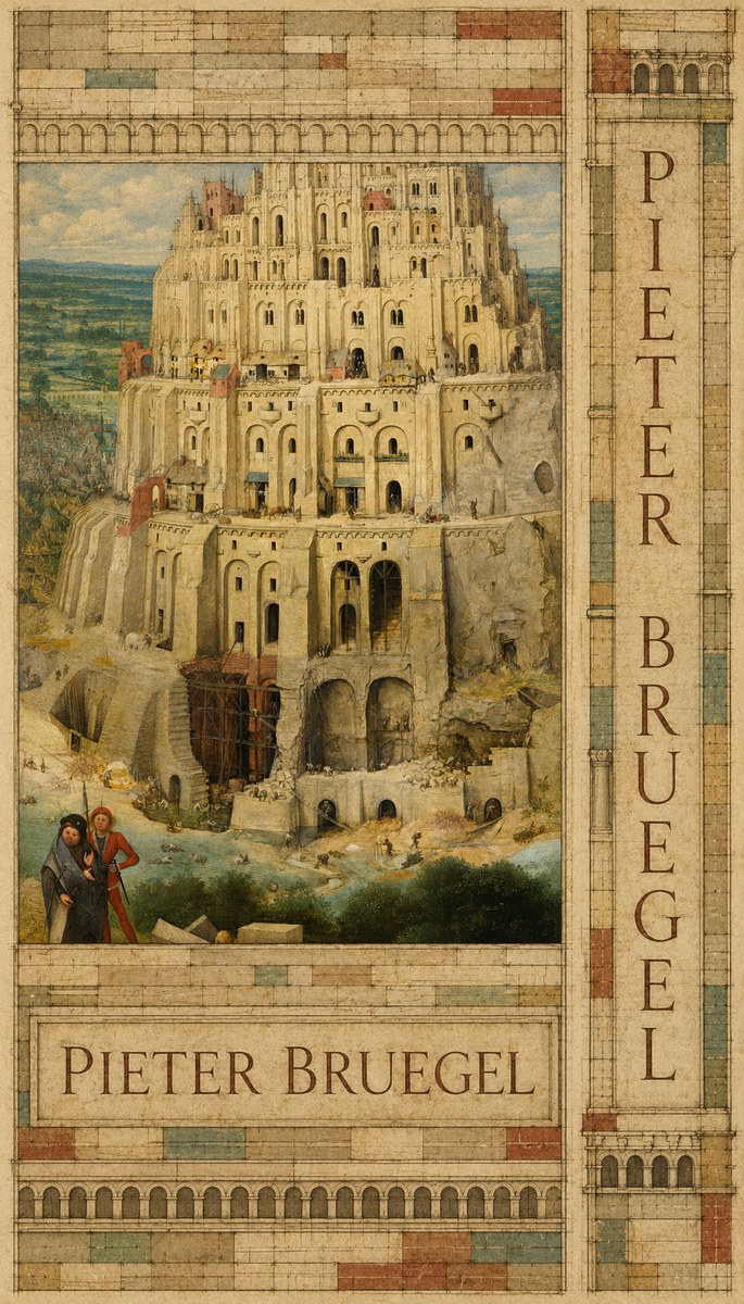 Pieter Bruegel The Tower of Babel IV No6 - Juliste