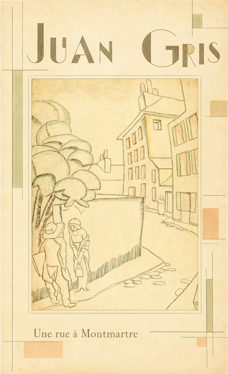 Juan Gris Une Rue À Montmartre No3 - Juliste