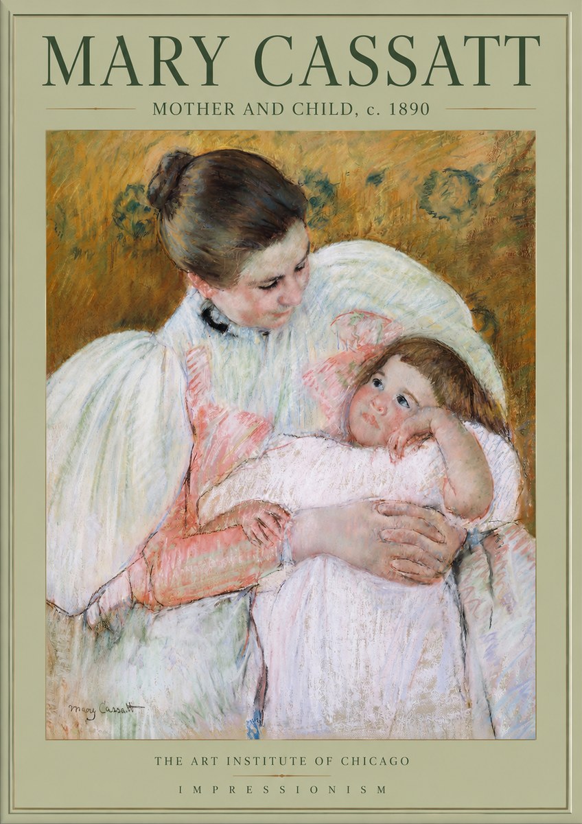 Mary Cassatt Mother and Child VI No2 - Juliste