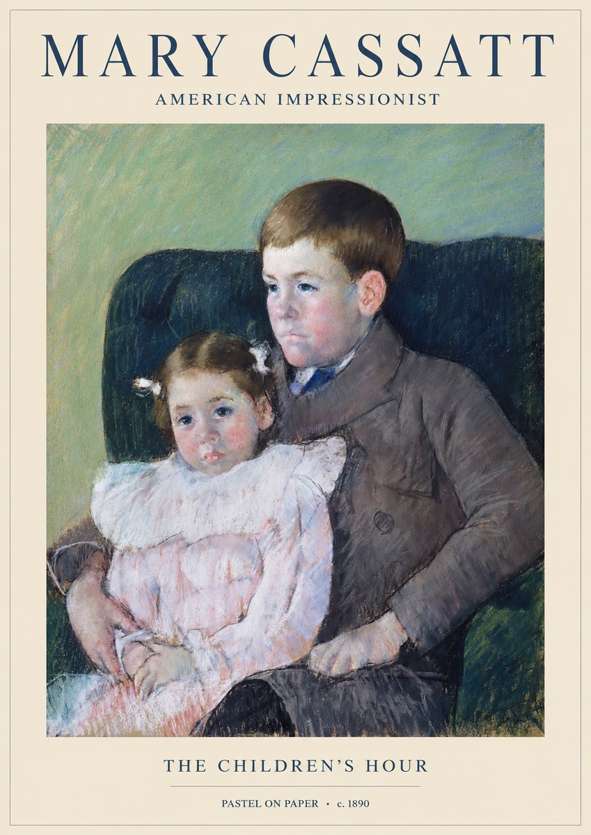 Mary Cassatt The Children's Hour No1 - Juliste