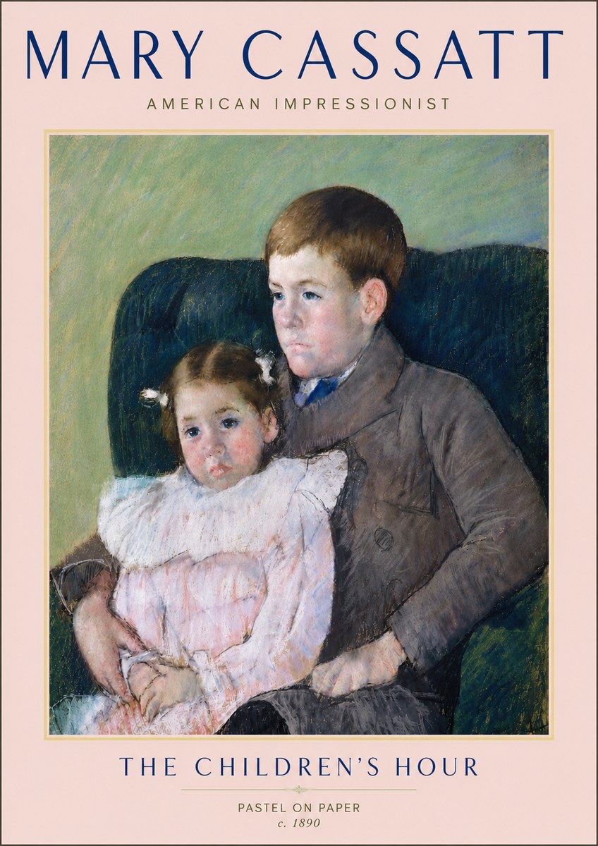 Mary Cassatt The Children's Hour No6 - Juliste