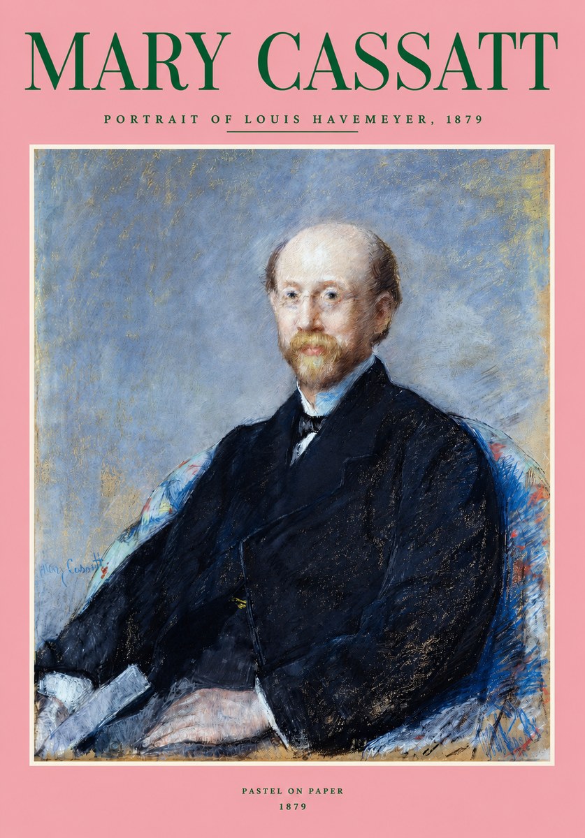 Mary Cassatt Portrait of Louis Havemeyer No2 - Juliste