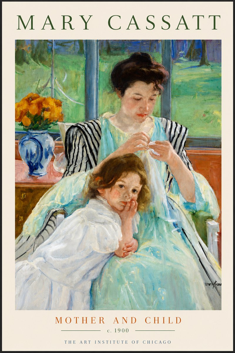 Mary Cassatt Mother and Child VII No2 - Juliste