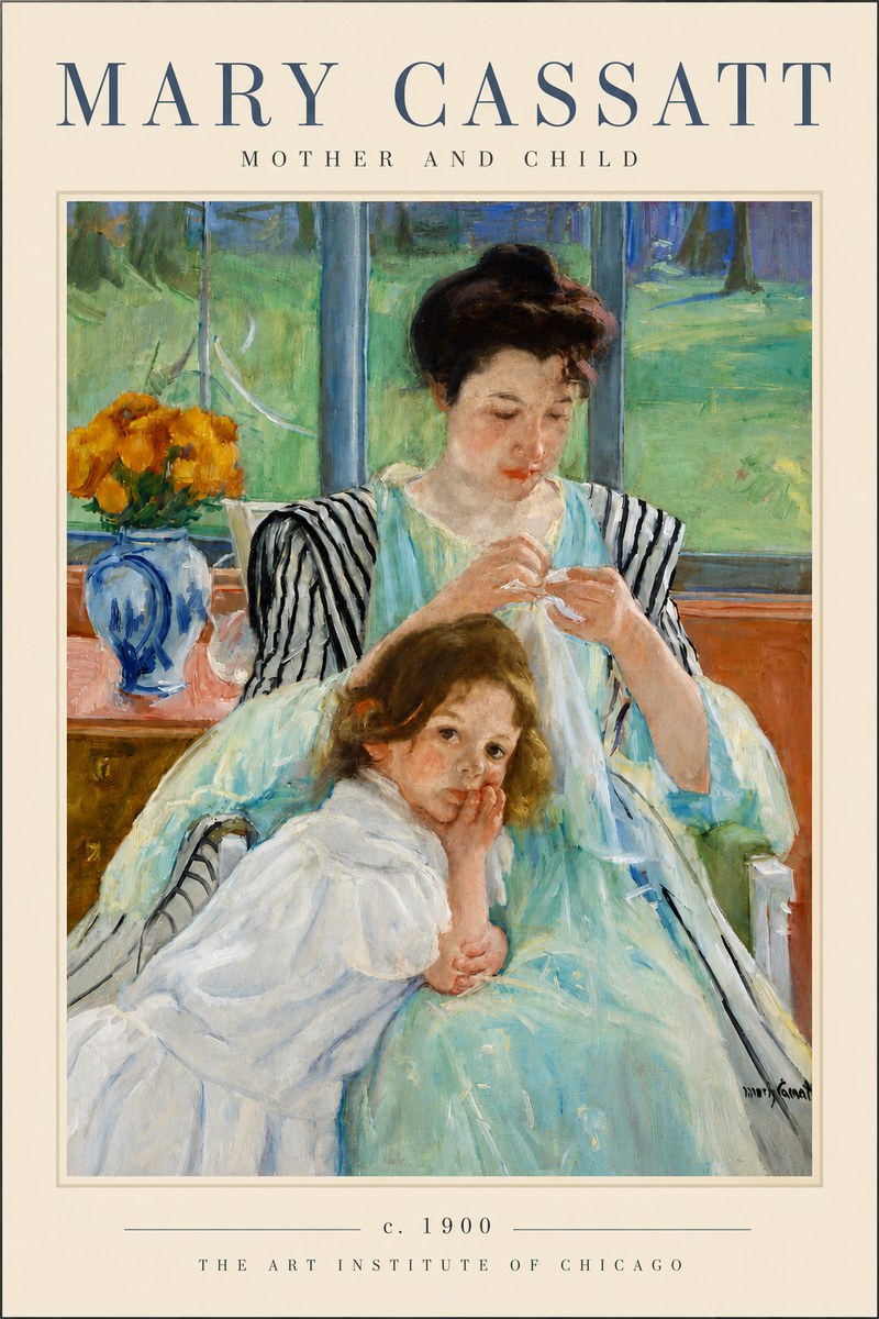 Mary Cassatt Mother and Child VII No4 - Juliste