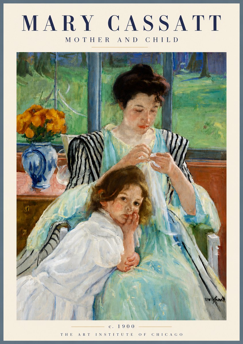Mary Cassatt Mother and Child VII No6 - Juliste
