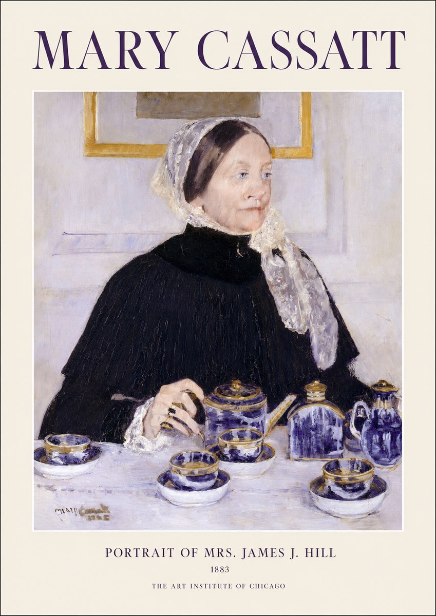 Mary Cassatt Portrait of Mrs. James J. Hill No1 - Juliste