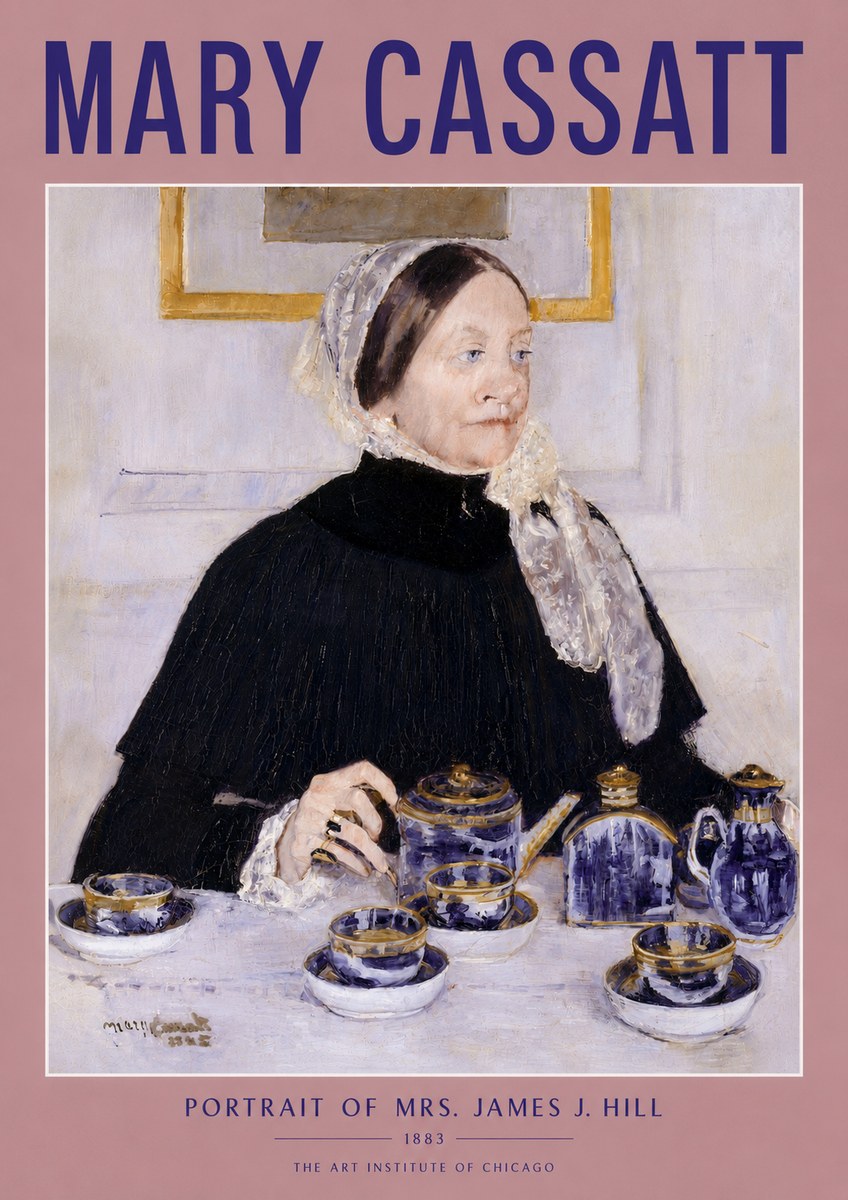 Mary Cassatt Portrait of Mrs. James J. Hill No4 - Juliste