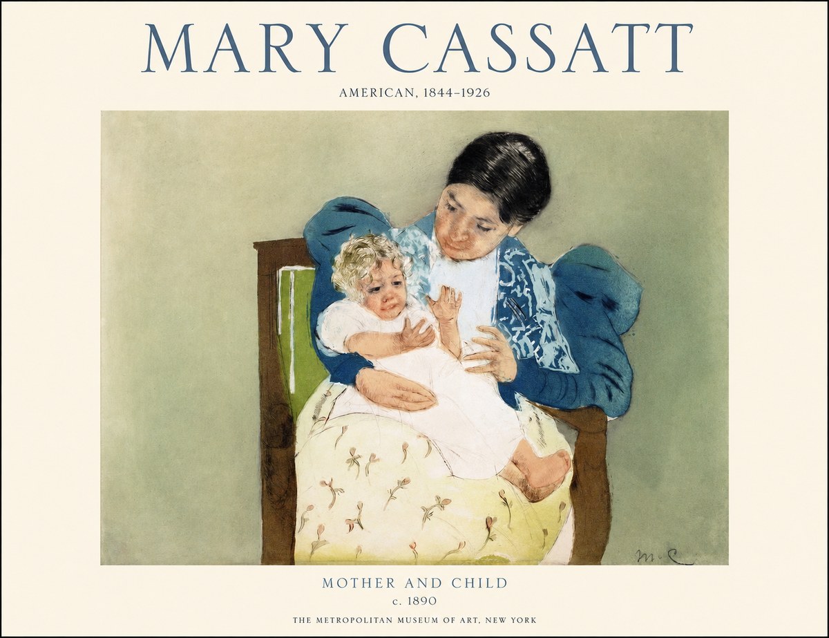 Mary Cassatt Mother and Child VIII No1 - Juliste