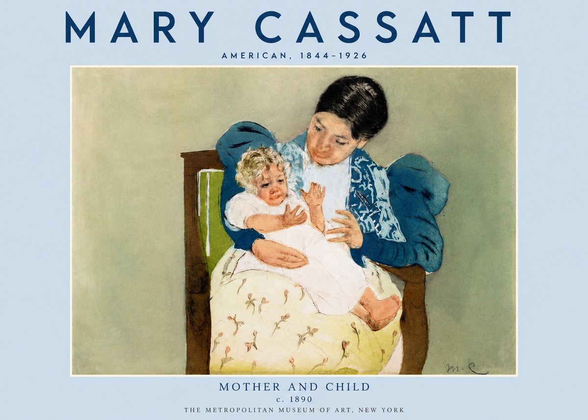 Mary Cassatt Mother and Child VIII No4 - Juliste